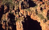 Aerial view of the Bungle Bungles (click for enlargement)