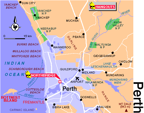 map of Perth