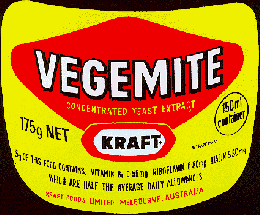 vegemite label